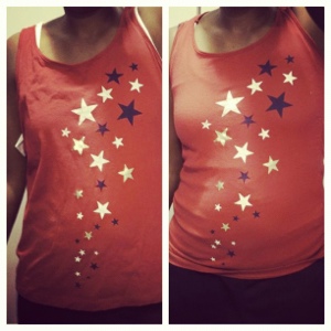 4th of July tank top alteration
